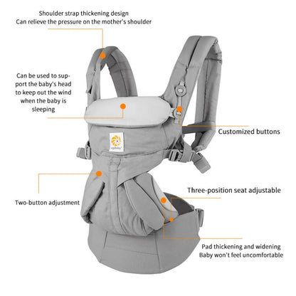 Ergobaby Omni Mesh/Breeze Baby Carrier Ergonomic Kangaroo 0-36 Months