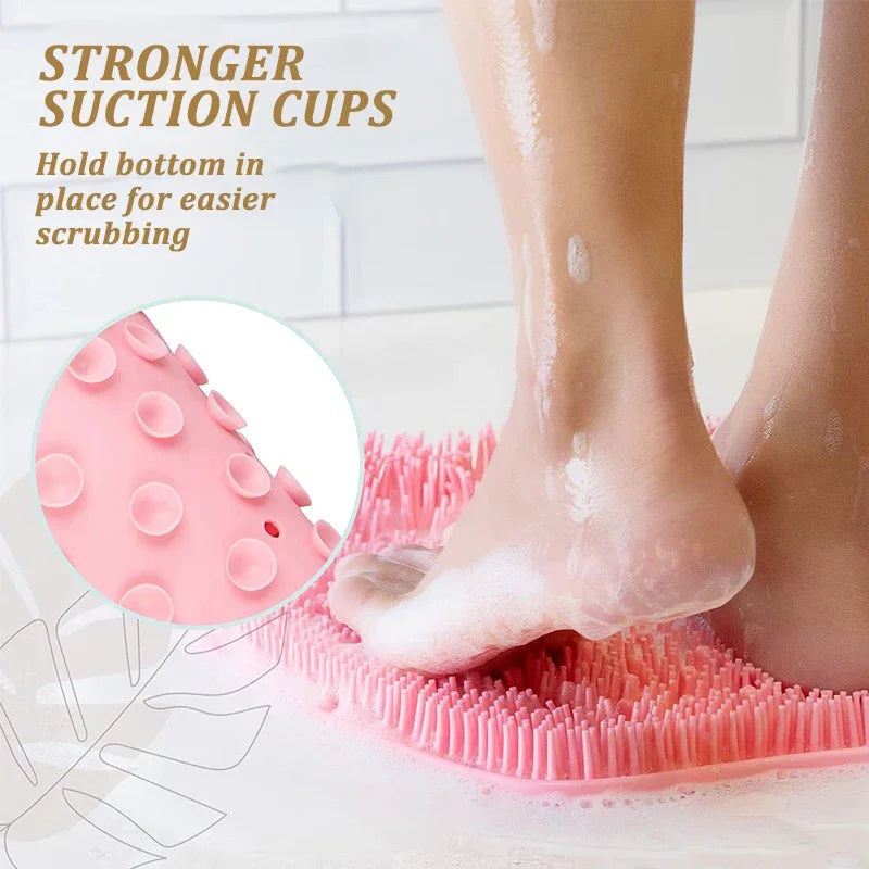 Exfoliating Shower Massage Bathroom Non-slip Bath Mat