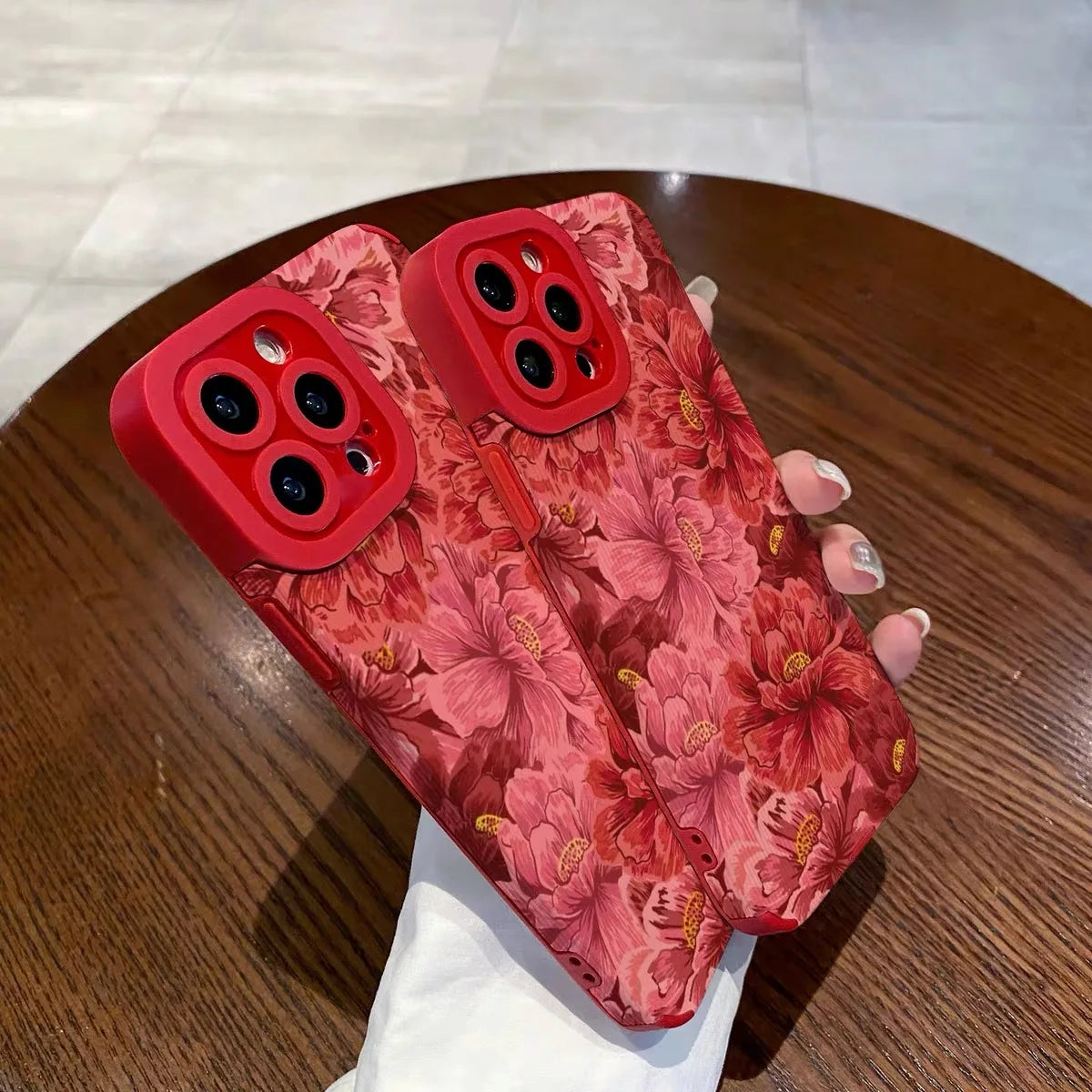 Red Flower IPhone Case