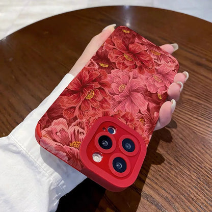 Red Flower IPhone Case