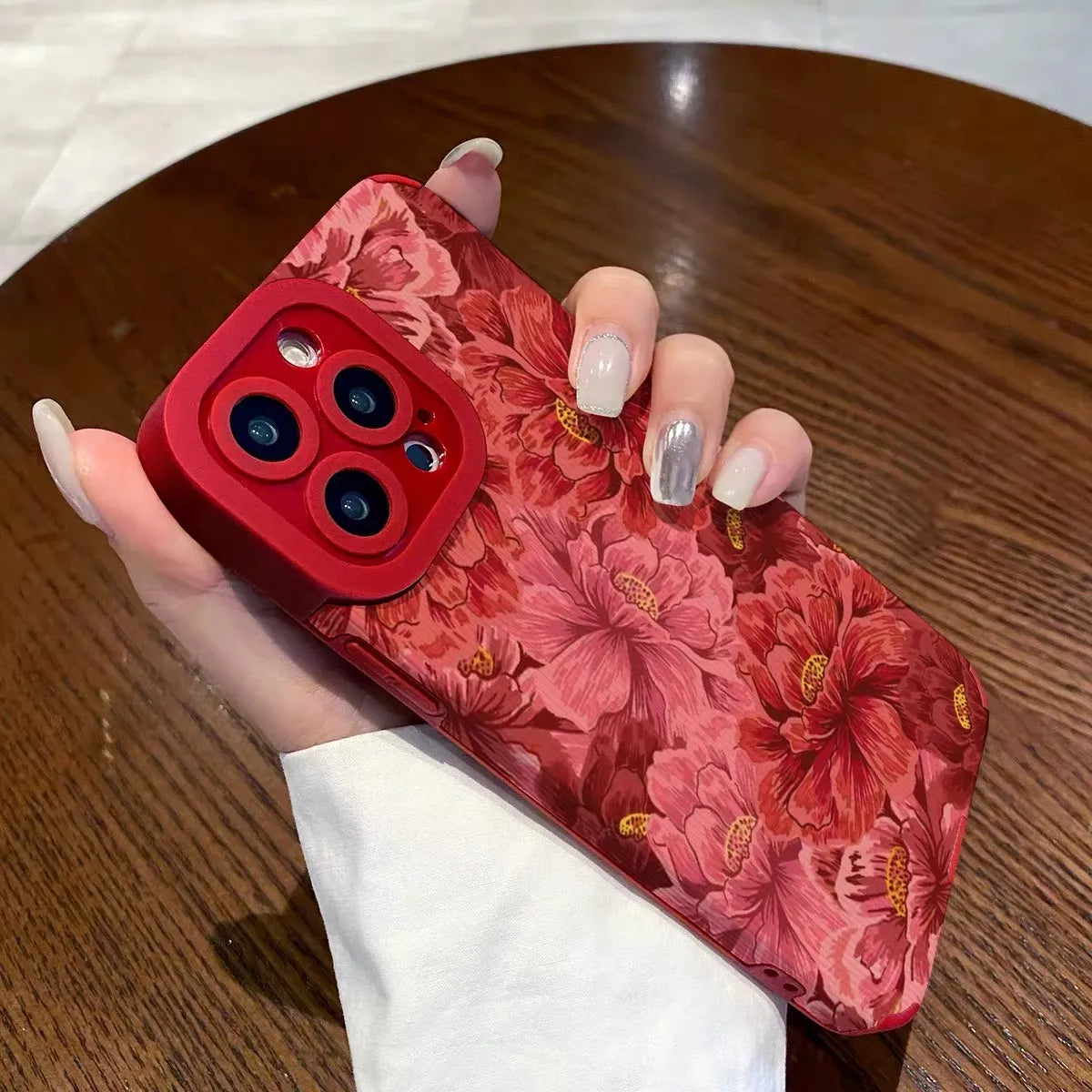 Red Flower IPhone Case