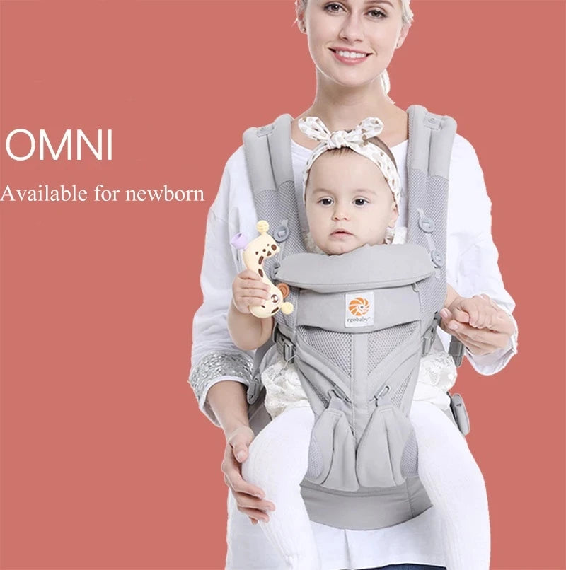 Ergobaby Omni Mesh/Breeze Baby Carrier Ergonomic Kangaroo 0-36 Months