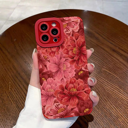 Red Flower IPhone Case