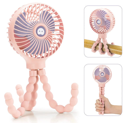 Portable Outdoor/Indoor USB Rechargeable Fan